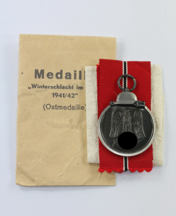 Ostmedaille, Hst. 88, in Verleihungstüte - Militaria-Berlin