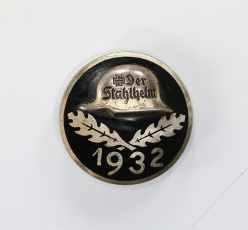 Stahlhelmbund - Eintrittsabzeichen 1932, Silber  - Militaria-Berlin