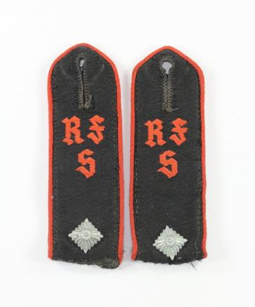Hitler Jugend (HJ), Paar Schulterklappen für einen Kammeradschaftsführer der Reichsführer Schule (RFS) - Militaria-Berlin