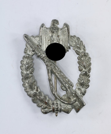 Infanterie-Sturmabzeichen in Silber, S.H.u.Co., Eisen (!) - Militaria-Berlin