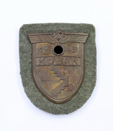 Kubanschild auf Heeresstoff, Typ 5.5 - Militaria-Berlin