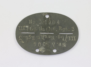 Erkennungsmarke, Luftgau Nachrichten Regiment - Militaria-Berlin
