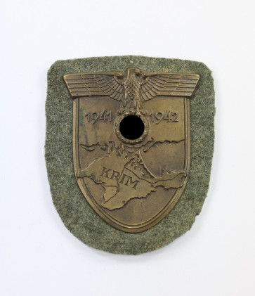 Krimschild auf Heeresstoff, Typ 3.5 - Militaria-Berlin