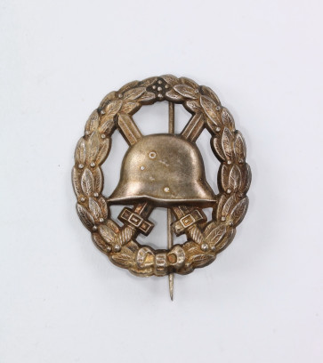 Verwundetenabzeichen in Silber 1918 durchbrochen, Variante (!) - Militaria-Berlin