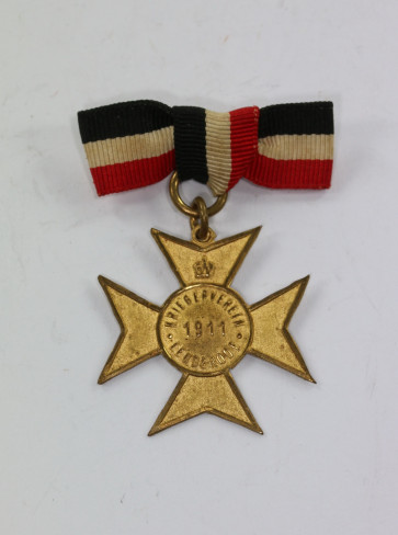 Abzeichen, Kriegerverein Leuderode 1911 - Militaria-Berlin