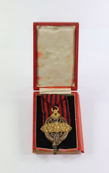 Württemberg, Feuerwehr-Dienstehrenzeichen 1.Form 1885, im Etui - Militaria-Berlin