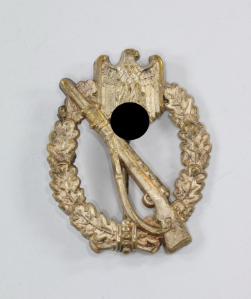 Infanterie-Sturmabzeichen in Silber, Deumer, Buntmetall - Militaria-Berlin