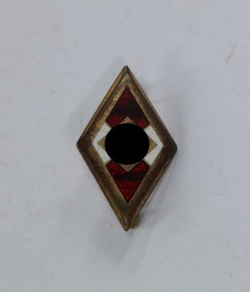 Hitler Jugend (HJ), Goldenes Ehrenzeichen, Hst. RZM M1/76  - Militaria-Berlin
