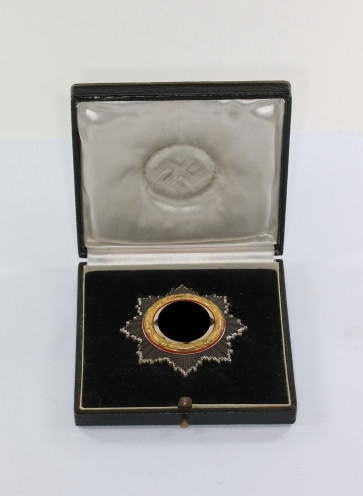 Deutsches Kreuz in Gold, Hst. 20 (schwer), im frühen Etui  - Militaria-Berlin