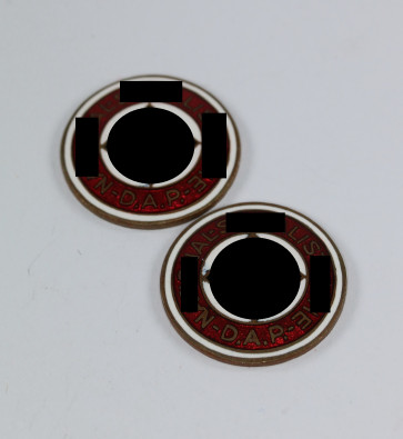 Auflage für das Goldene Parteiabzeichen, Deschler (30 mm) - Militaria-Berlin