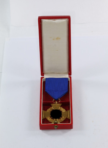 Treudienstehrenzeichen in Gold (40 Jahre), im Etui - Militaria-Berlin