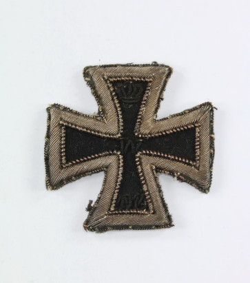 Eisernes Kreuz 1. Klasse 1914, gestickte Variante (!) - Militaria-Berlin