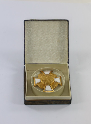 Preußischer Landeskriegerverband, Kriegerverein-Ehrenkreuz 1. Klasse, im Etui - Militaria-Berlin