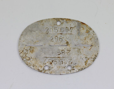 Erkennungsmarke (codiert), Fallschirmschule 2 Wittstock - Militaria-Berlin