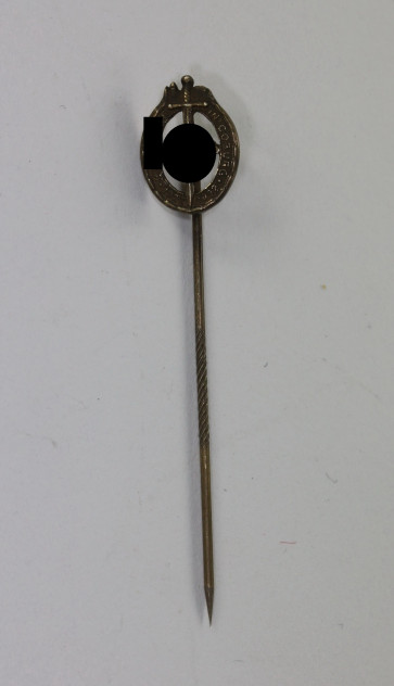 16-MM Miniatur Coburg Abzeichen, Silber, aus den Nachlass Ernst Liebermann - Militaria-Berlin