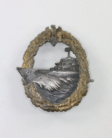 Zerstörerkriegsabzeichen, Hst. Schwerin, Krieggefangenschaft (!) - Militaria-Berlin