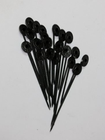 9-MM Miniatur Verwundetenabzeichen in Schwarz. Hord Fund - Militaria-Berlin