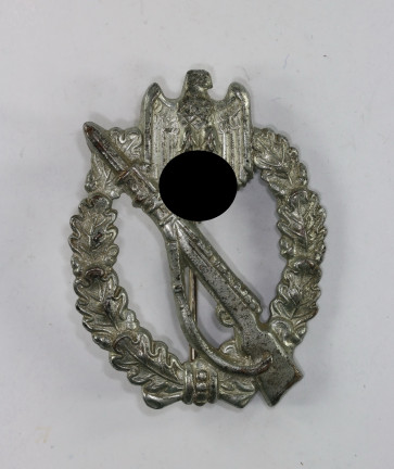 Infanterie-Sturmabzeichen in Silber, S.H.u.Co., Eisen (!) - Militaria-Berlin