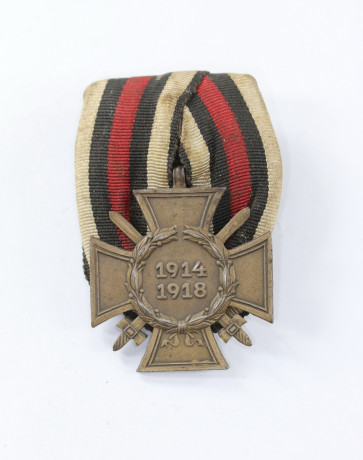 Ehrenkreuz für Frontkämpfer, Hst. G&S an Einzelspange - Militaria-Berlin