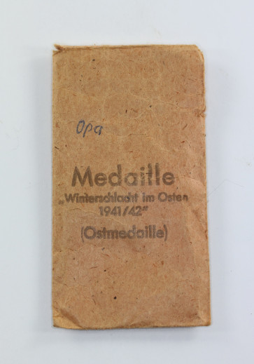 Verleihungstüte Ostmedaille, Klein & Quenzer - Militaria-Berlin