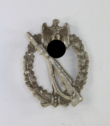 Infanterie-Sturmabzeichen in Silber, Hst. W, Zink (!) - Militaria-Berlin