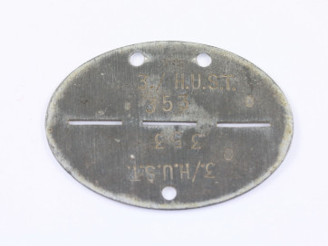 Wehrmacht, Erkennungsmarke Heeres Unteroffiziers Schule Treptow - Militaria-Berlin
