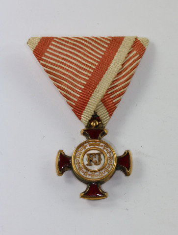 Österreich, Franz-Joseph Orden goldenes Verdienstkreuz - Militaria-Berlin