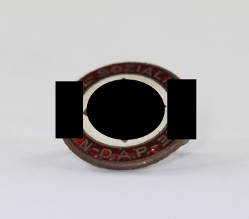 NSDAP Parteiabzeichen 17 mm (!), Hst. Meybauer - Militaria-Berlin