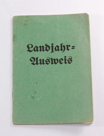 Ausweis, "Landjahr" - Militaria-Berlin