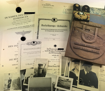 Nachlass U-Bootskommandant Herbert Giesewetter - Militaria-Berlin