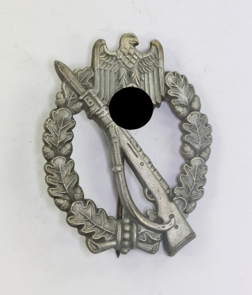 Infanterie-Sturmabzeichen in Silber, Hst. f.o. (Friedrich Orth, Wien) - Militaria-Berlin