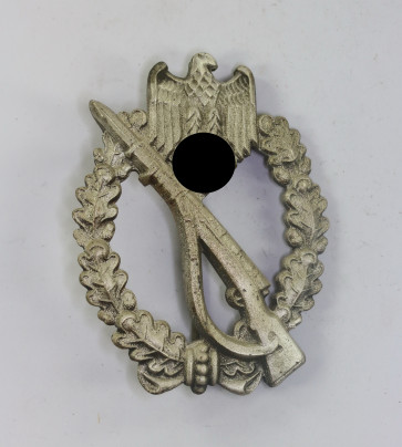 Infanterie-Sturmabzeichen in Silber, Hst. FLL (Friedrich Linden, Lüdenscheid) - Militaria-Berlin