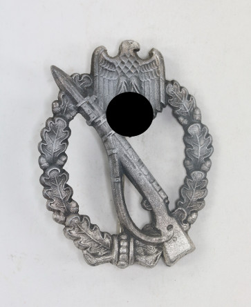 Infanterie-Sturmabzeichen in Silber, Hst. GWL (Gebrüder Wegerhoff, Lüdenscheid) - Militaria-Berlin
