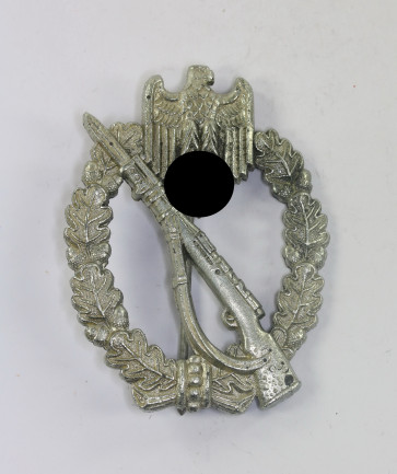 Infanterie-Sturmabzeichen in Silber, Josef Bergs & Co., Gablonz (JB& Co.) - Militaria-Berlin