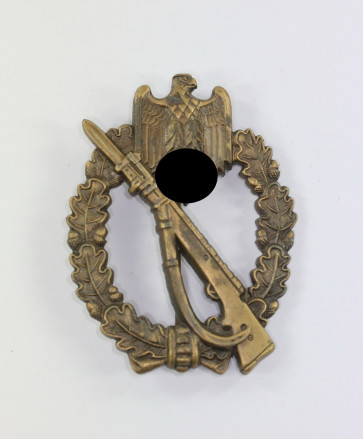Infanterie-Sturmabzeichen in Bronze, Hst. MK Dreieck - Militaria-Berlin