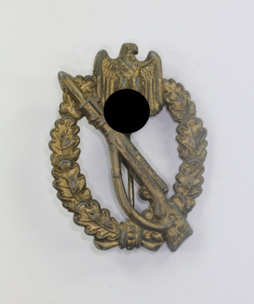  Infanterie Sturmabzeichen in Bronze, Hst. S.H.u.Co. (im Gewehr) - Militaria-Berlin