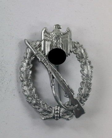 Infanterie Sturmabzeichen in Silber, Alois Rettenmaier, "Broken Stem” - Militaria-Berlin