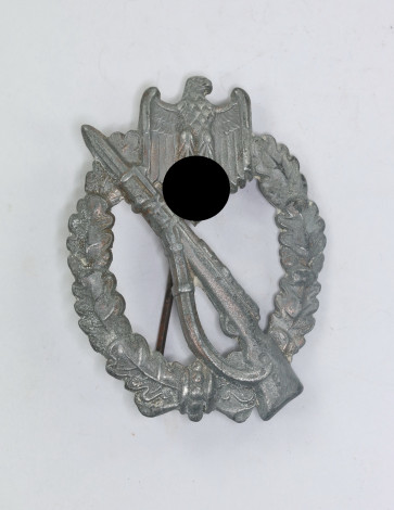 Infanterie Sturmabzeichen in Silber, E. F. Wiedmann, Frankfurt a.M. - Militaria-Berlin