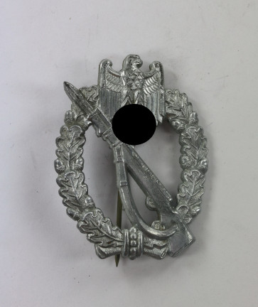  Infanterie Sturmabzeichen in Silber, "Four Rivet" Variante - Militaria-Berlin