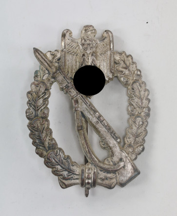 Infanterie Sturmabzeichen in Silber, "Four Rivet" Variante - Militaria-Berlin