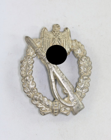 Infanterie Sturmabzeichen in Silber, Hst. A (Assmann & Söhne, Lüdenscheid) - Militaria-Berlin
