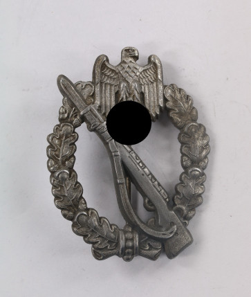  Infanterie Sturmabzeichen in Silber, Hst. A (Assmann & Sohn, Lüdenscheid) - Militaria-Berlin