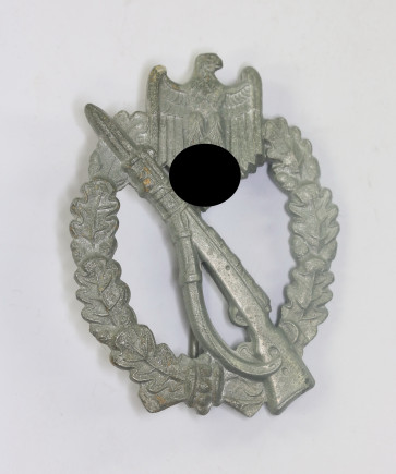 Infanterie Sturmabzeichen in Silber, Hst. ÜÜ (E.F. Wiedmann, Frankfurt am Main) - Militaria-Berlin