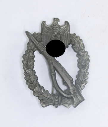 Infanterie Sturmabzeichen in Silber, Hst. ÜÜ (E.F. Wiedmann,mFrankfurt am Main) - Militaria-Berlin