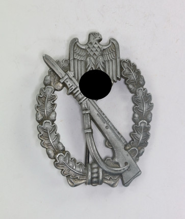  Infanterie Sturmabzeichen in Silber, Hst. FZS (Fritz Zimmermann, Stuttgart) - Militaria-Berlin