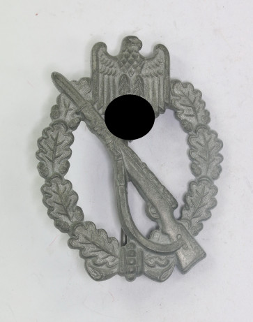 Infanterie Sturmabzeichen in Silber, Hst. L/56 (Funcke & Brüninghaus, Lüdenscheid) - Militaria-Berlin
