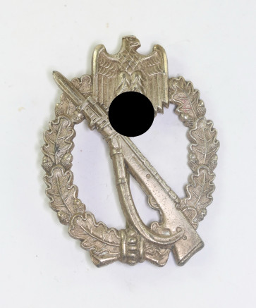  Infanterie Sturmabzeichen in Silber, Hst. MK Dreieck - Militaria-Berlin