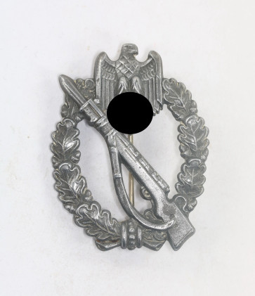 Infanterie Sturmabzeichen in Silber, Hst. S.H.u.Co. 41 (Sohni, Heubach & Co., Oberstein) - Militaria-Berlin