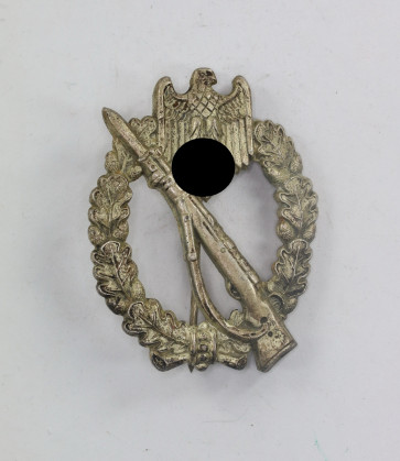 Infanterie Sturmabzeichen in Silber, Hst. W.H. (Wilhelm Hobacher, Wien) - Militaria-Berlin