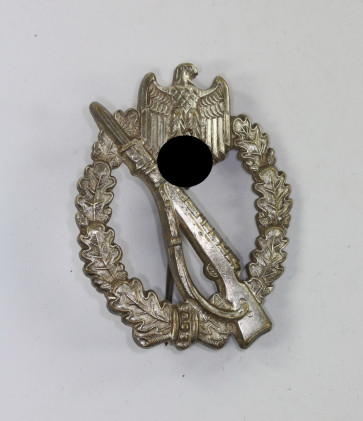  Infanterie Sturmabzeichen in Silber, Hst. W, Buntmetall, massiv (!) - Militaria-Berlin